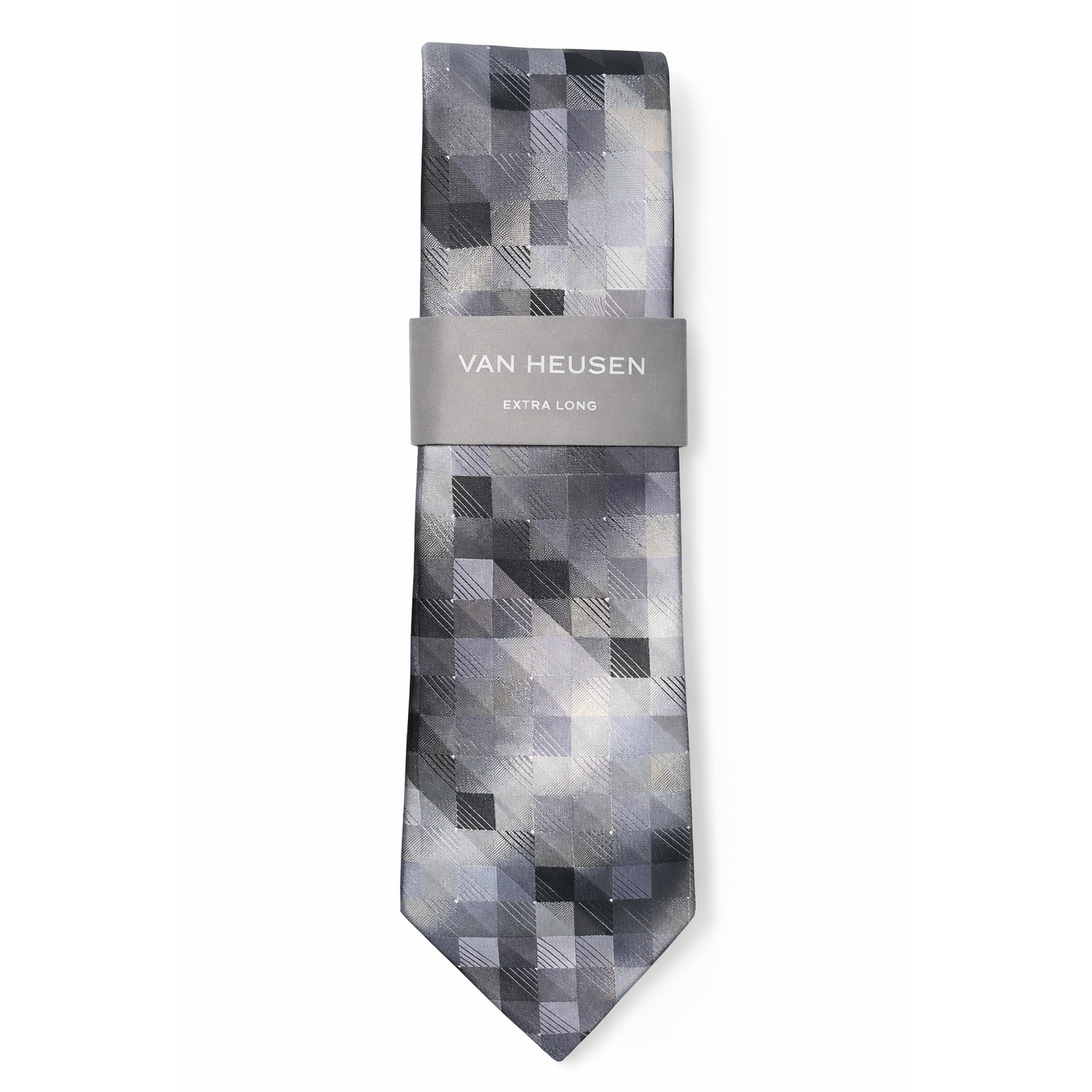 Van Heusen Men's Square Grid Extra Long Tie