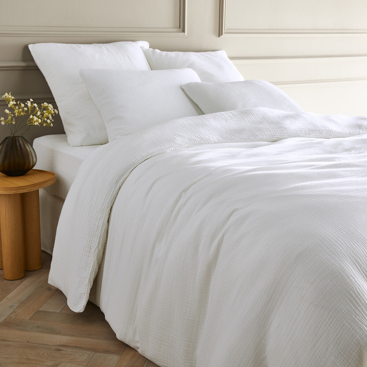 Organic Cotton Gauze Duvet Cover Yafa