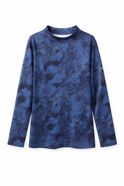 All in Motion Boys Long Sleeve Mock Neck Performance T-Shirt