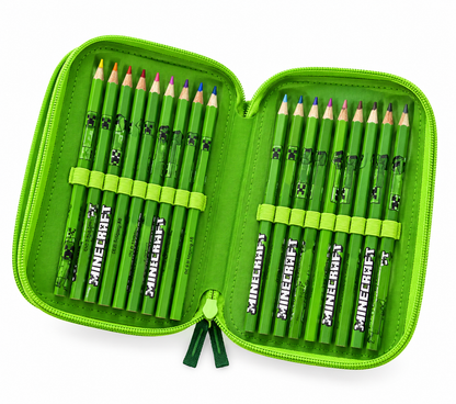 Minecraft School Pencil Case 13x20x7 cm
