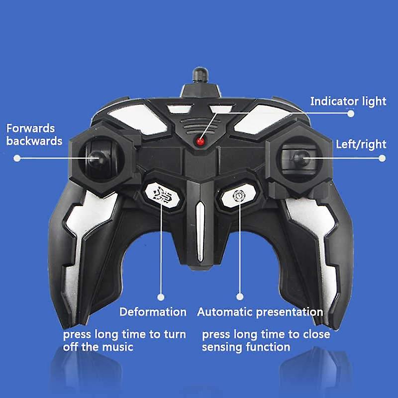 A03 2.4GHz Induction Transforming Robot RC Car 1:12