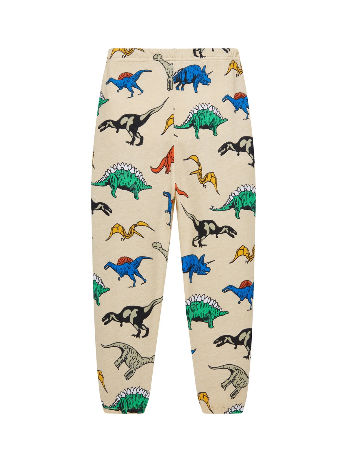 Bysome Soft Dinosaur Toddler Kids Long Sleeve Pajama Outfit Set Khaki