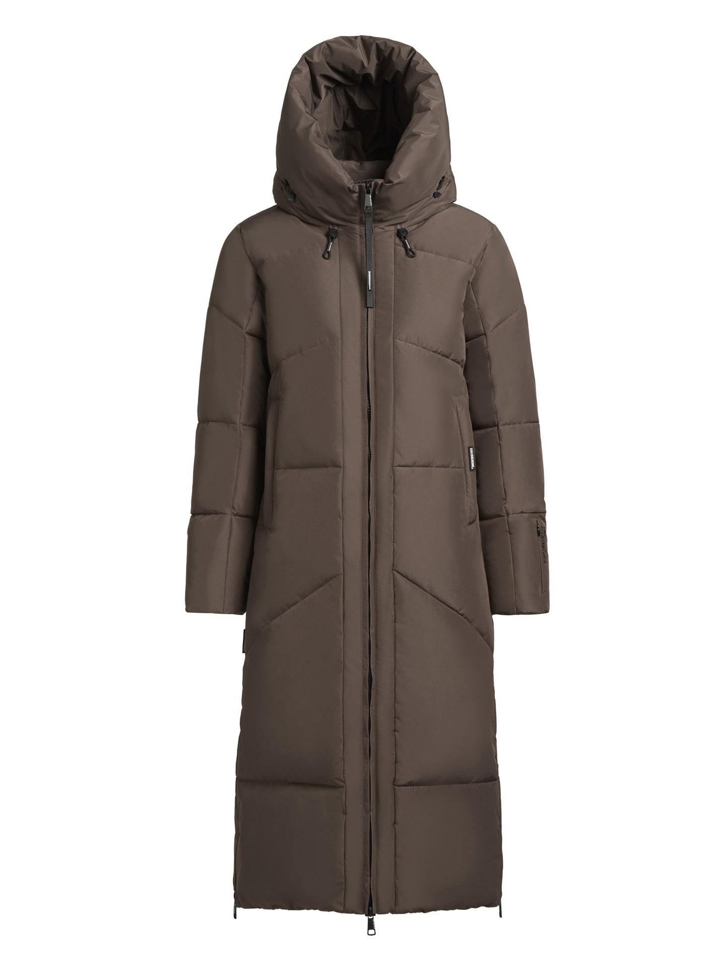 khujo Women's 'Prayce' Warm Insulated Winter Jacket with Hood, Brown