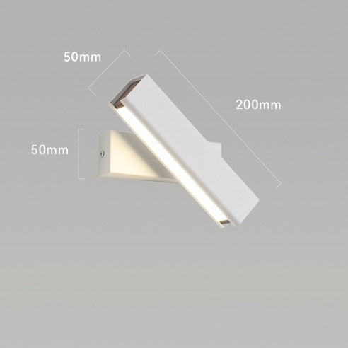 W705-1B Rotatable LED Bedside Wall Light White