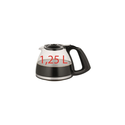 Moulinex Subito Classic Filter Coffee Maker 15‑Cup Black Stainless