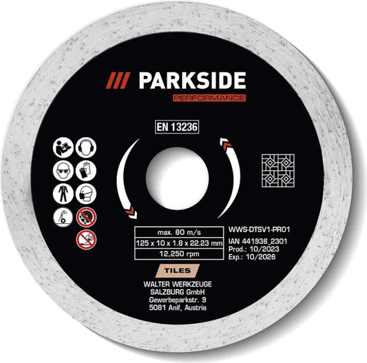 Parkside Performance Diamond Cutting Disc 125mm 441936