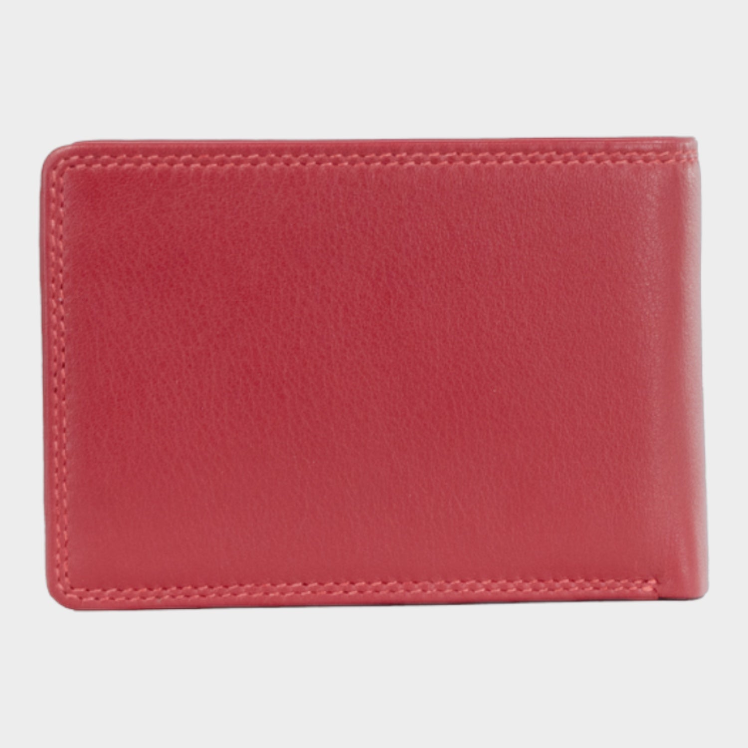 Red Braun Bueffel RFID Golf Wallet with Premium Leather