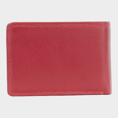 Red Braun Bueffel RFID Golf Wallet with Premium Leather