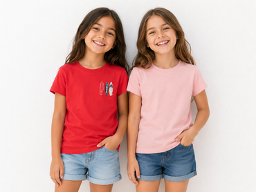 pepperts Girls' 2-Pack Cotton T-Shirts