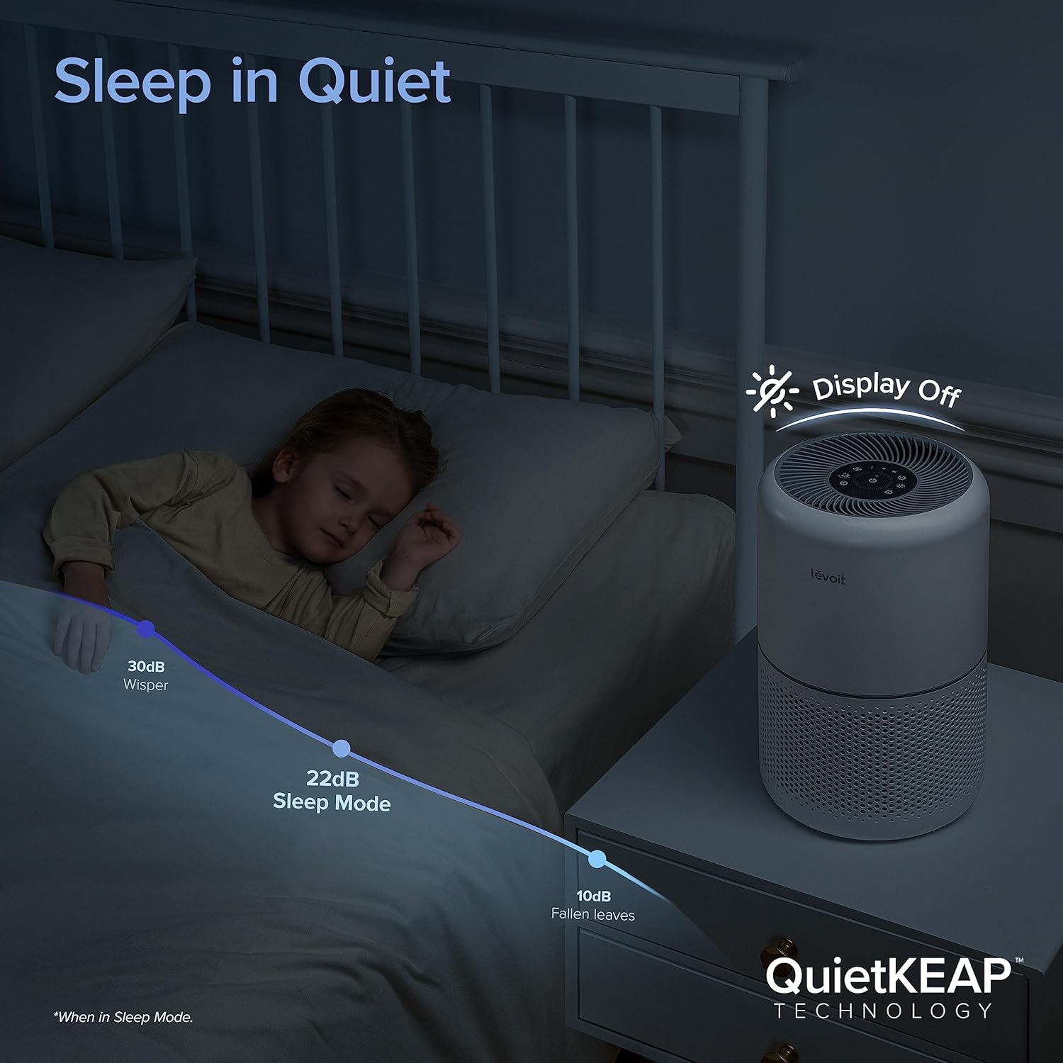 LEVOIT Smart WiFi Air Purifier: HEPA Filter, Alexa Control, Large Room Coverage
