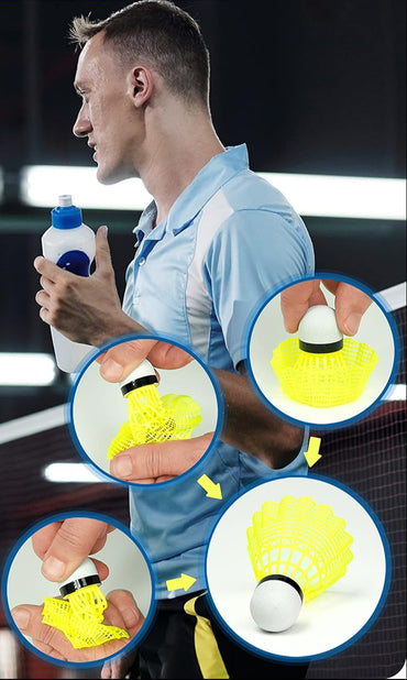 Weidebach Yellow Shuttlecock Set Plus with Training eBook