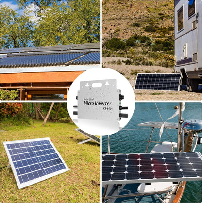 E-POLAR 800W Waterproof Solar Inverter for Balcony Power Stations
