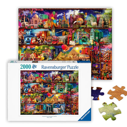 World of Books 2000 Piece Puzzle – Vibrant Landscape Jigsaw