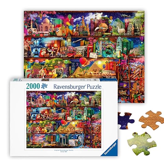 World of Books 2000 Piece Puzzle – Vibrant Landscape Jigsaw