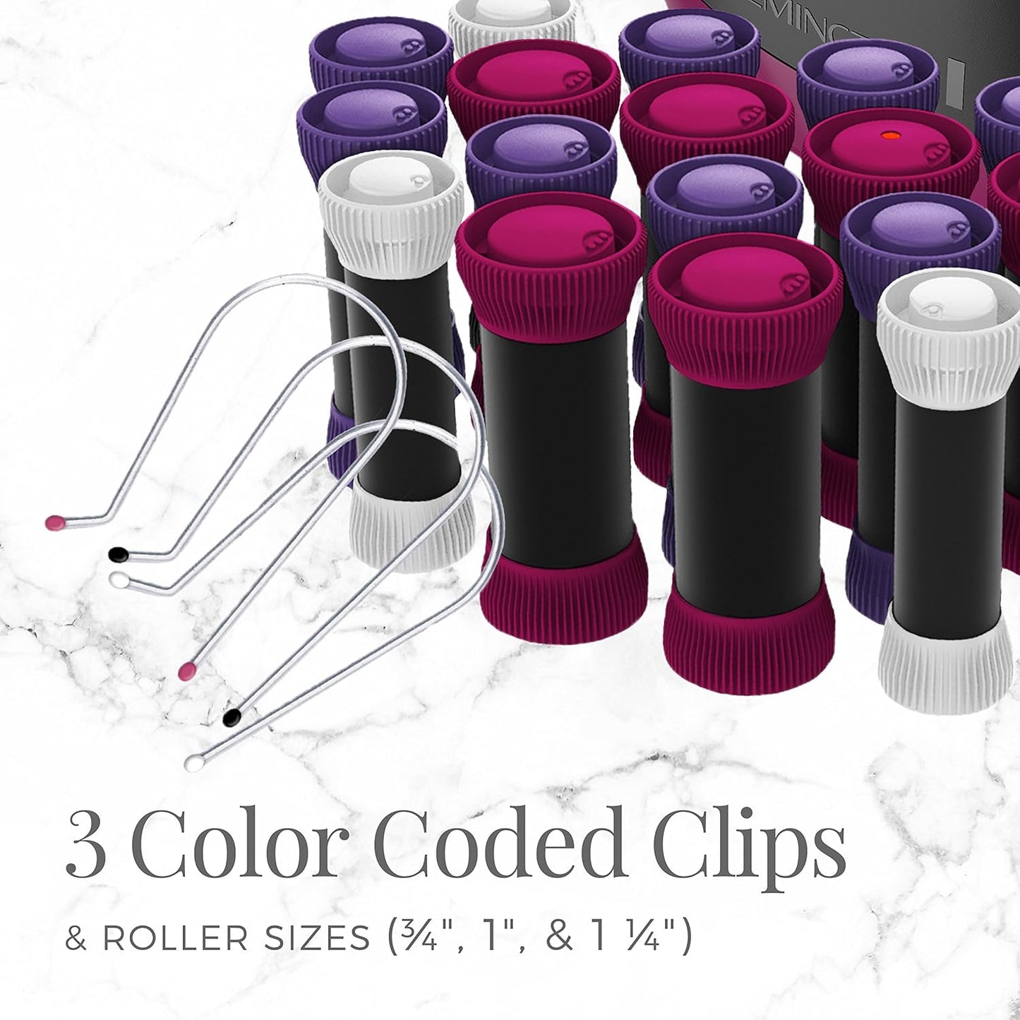 Remington Ionic Conditioning Hair Setter with 20 Velvet Rollers