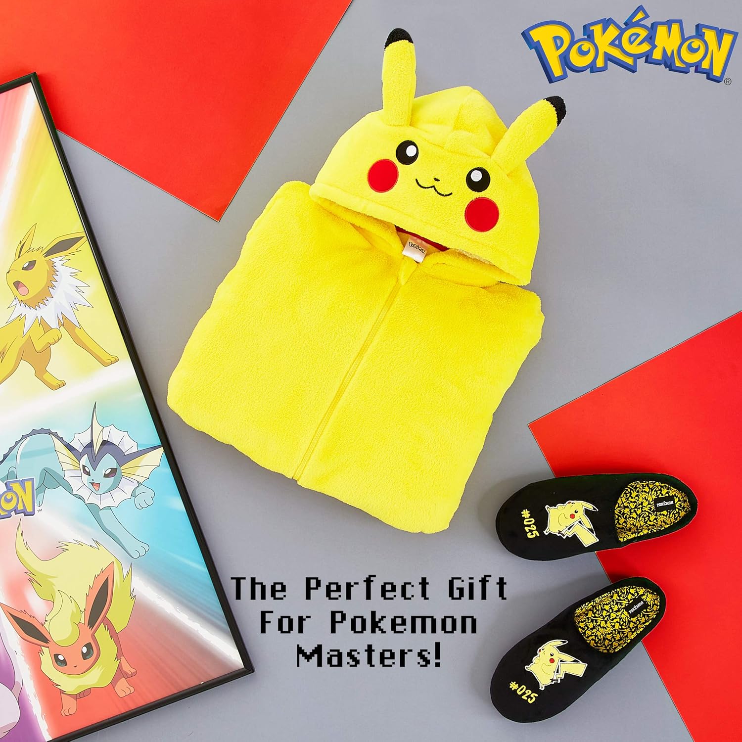 Official Pokémon Pikachu Fleece Jumpsuit – Cozy Unisex Onesie