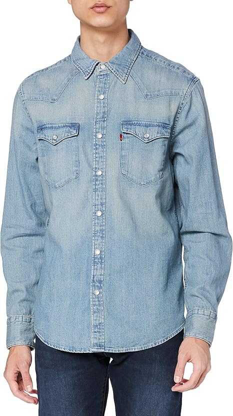 Levi's Barstow Western Shirt Men's Classic Denim Button-Front