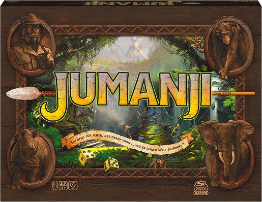 Jumanji Busy Family Adventure Game for 2‑4 Players Ages 8+
