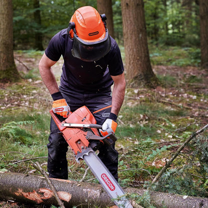 Oregon Yukon Chainsaw Helmet with Adjustable Visor and Ear Protection