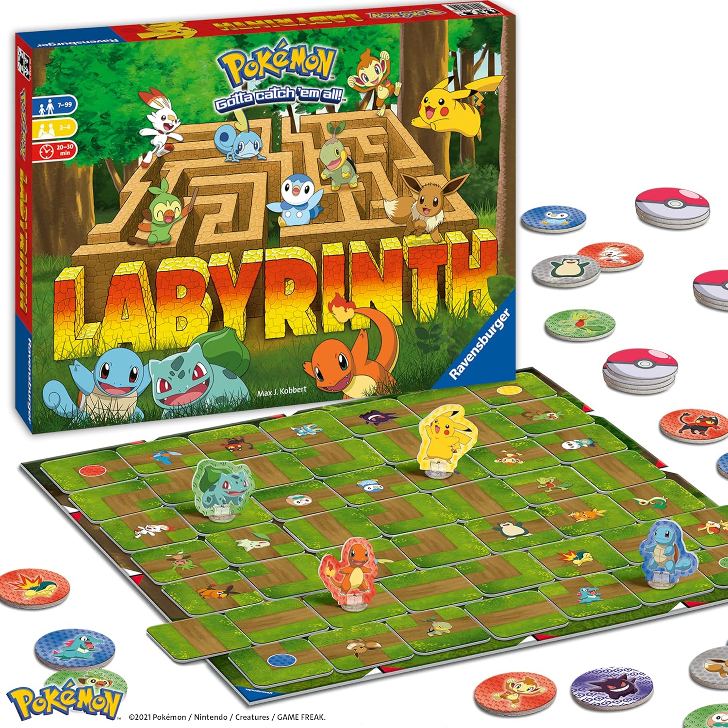 Ravensburger Pokémon Labyrinth Board Game – Family Strategy Fun
