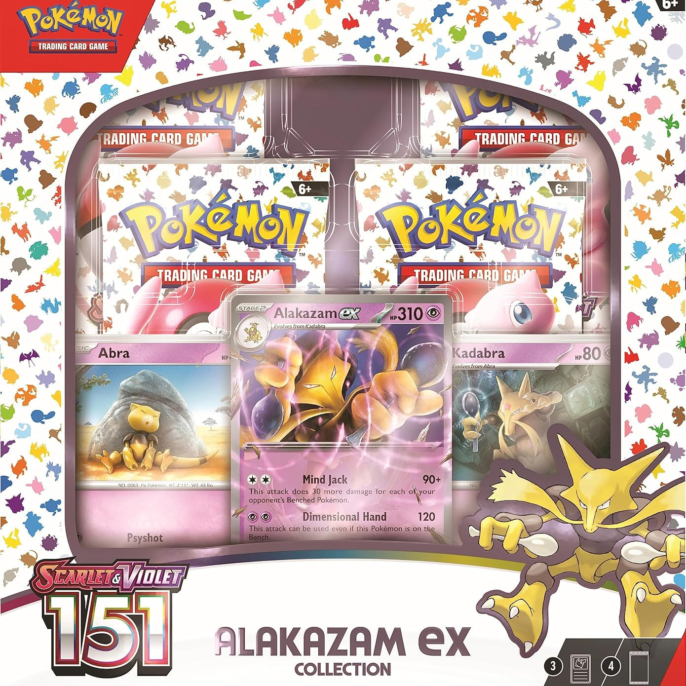 Pokemon TCG Scarlet & Violet 3.5 Pokemon 151 Alakazam Ex Box