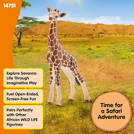 Schleich 14751 Giraffe Calf Animal Figure