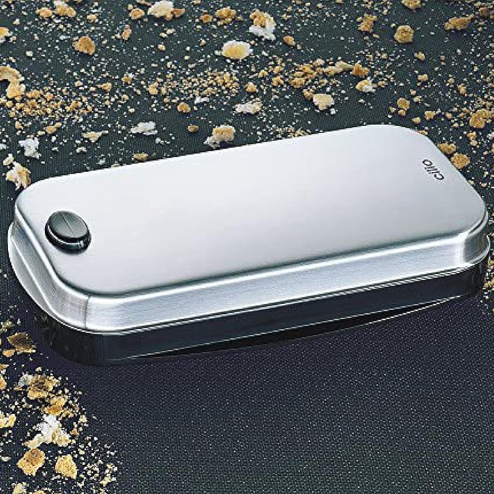 Cilio 18/10 Stainless Steel Table Crumb Remover, Manual Sweeper for Dining