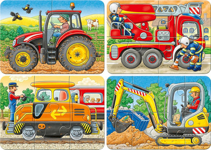 Ravensburger My First Hard at Work Vehicle Puzzle Set