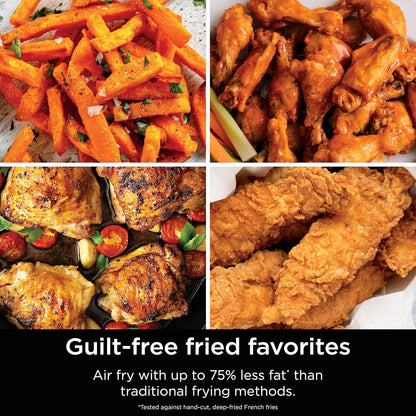 Ninja Double Stack XL Air Fryer: 9.5L Dual Basket, 6-in-1 Cooking Functions