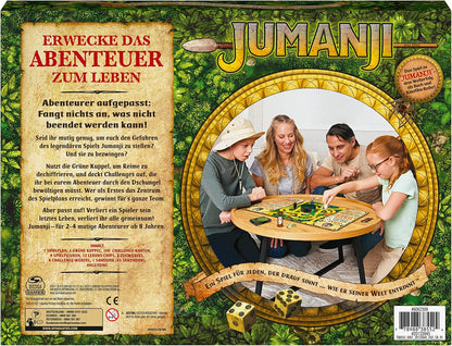 Jumanji Busy Family Adventure Game for 2‑4 Players Ages 8+