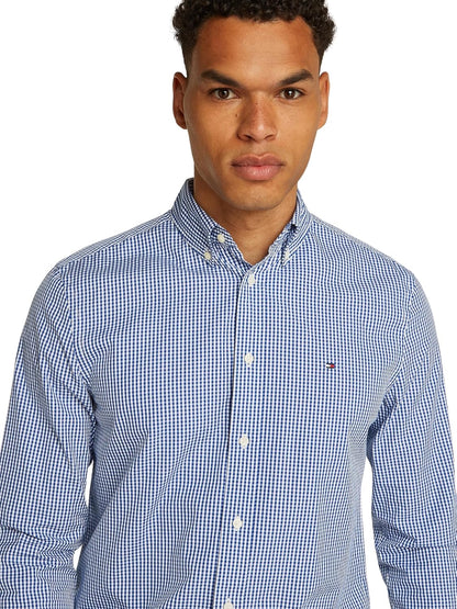 Men's Tommy Hilfiger Flex Poplin Gingham Regular Fit Button-Down Shirt
