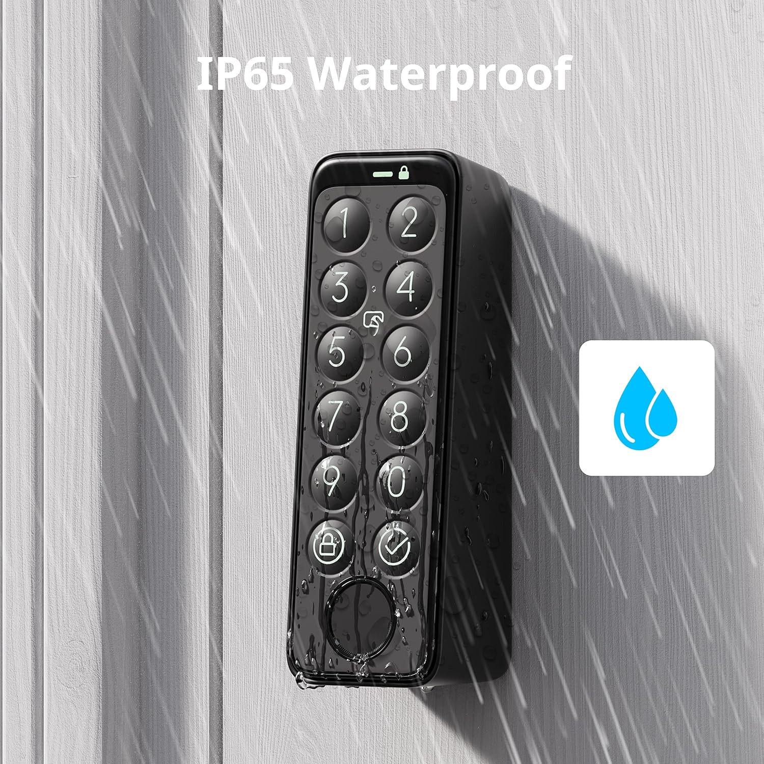 SwitchBot Waterproof Fingerprint Keypad Touch for Smart Lock