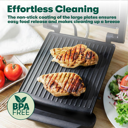BELLA 17874 Electric Panini Press and Indoor Grill 1400W Stainless Steel