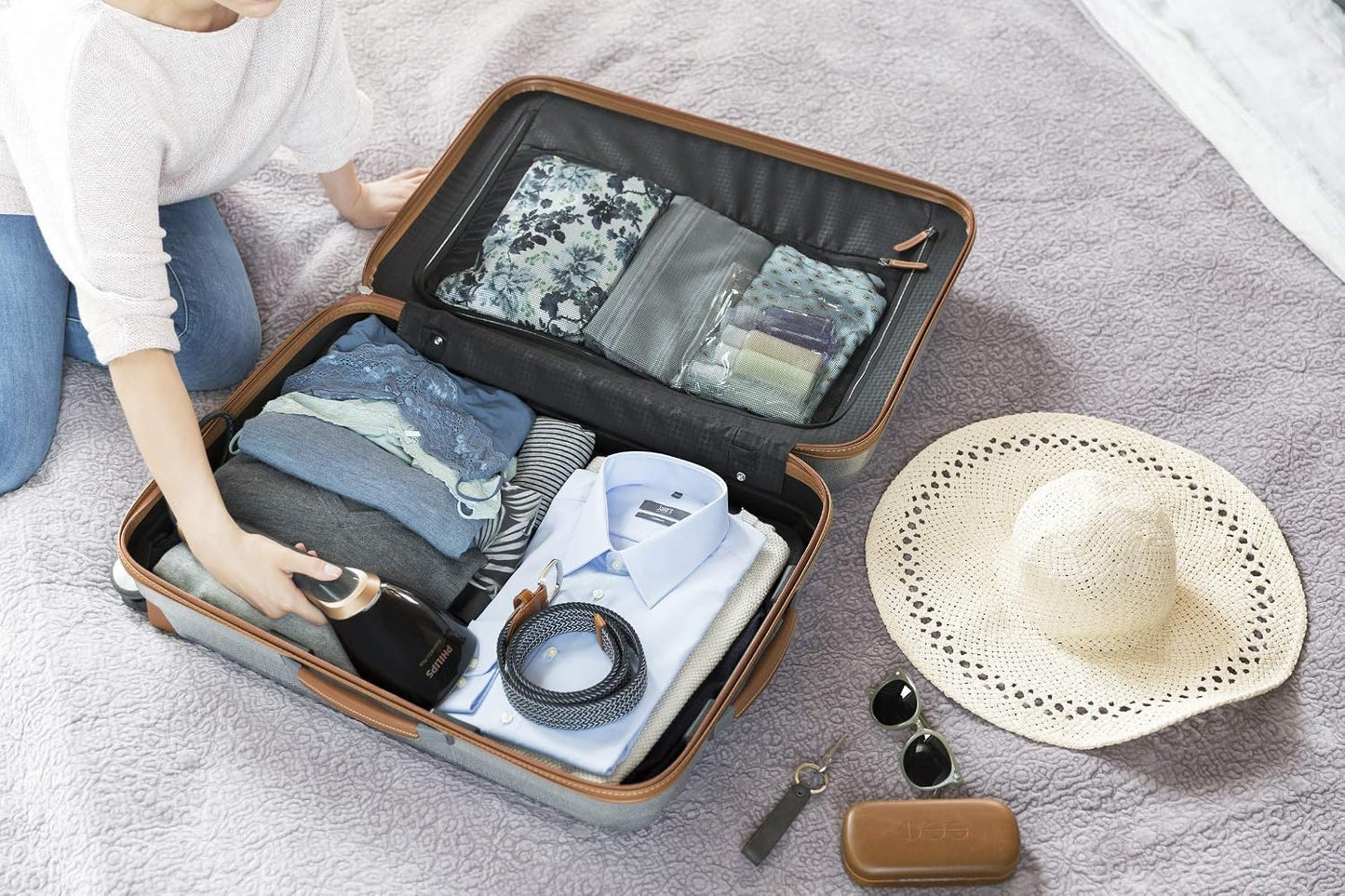 Philips GC365/80 Steam & Go Plus Compact Portable Steamer