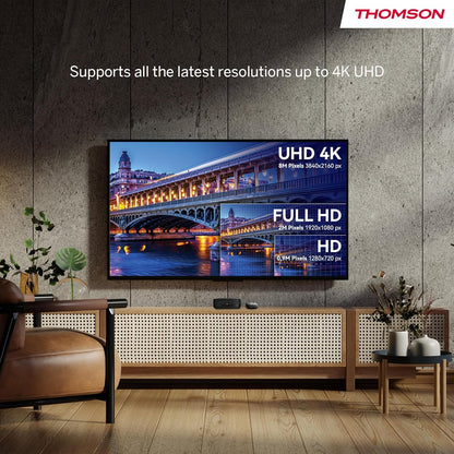 Thomson Streaming Box Plus 270: 4K UHD Android TV with Google Cast, Wi-Fi