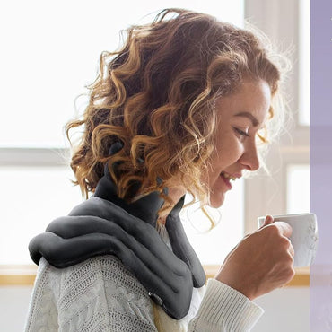 ICEHOF XL Lavender Heated Neck Shoulder Pad – Therapeutic Warmth & Aromatherapy
