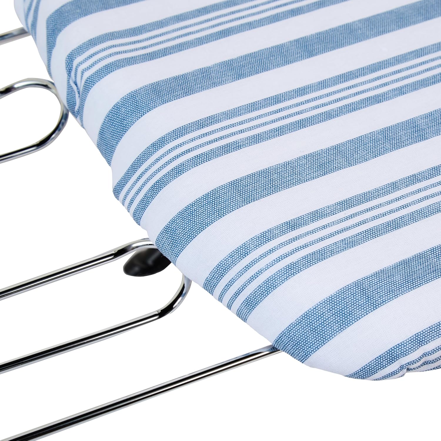 Honey-Can-Do Blue Stripe Foldable Tabletop Ironing Board with Rest