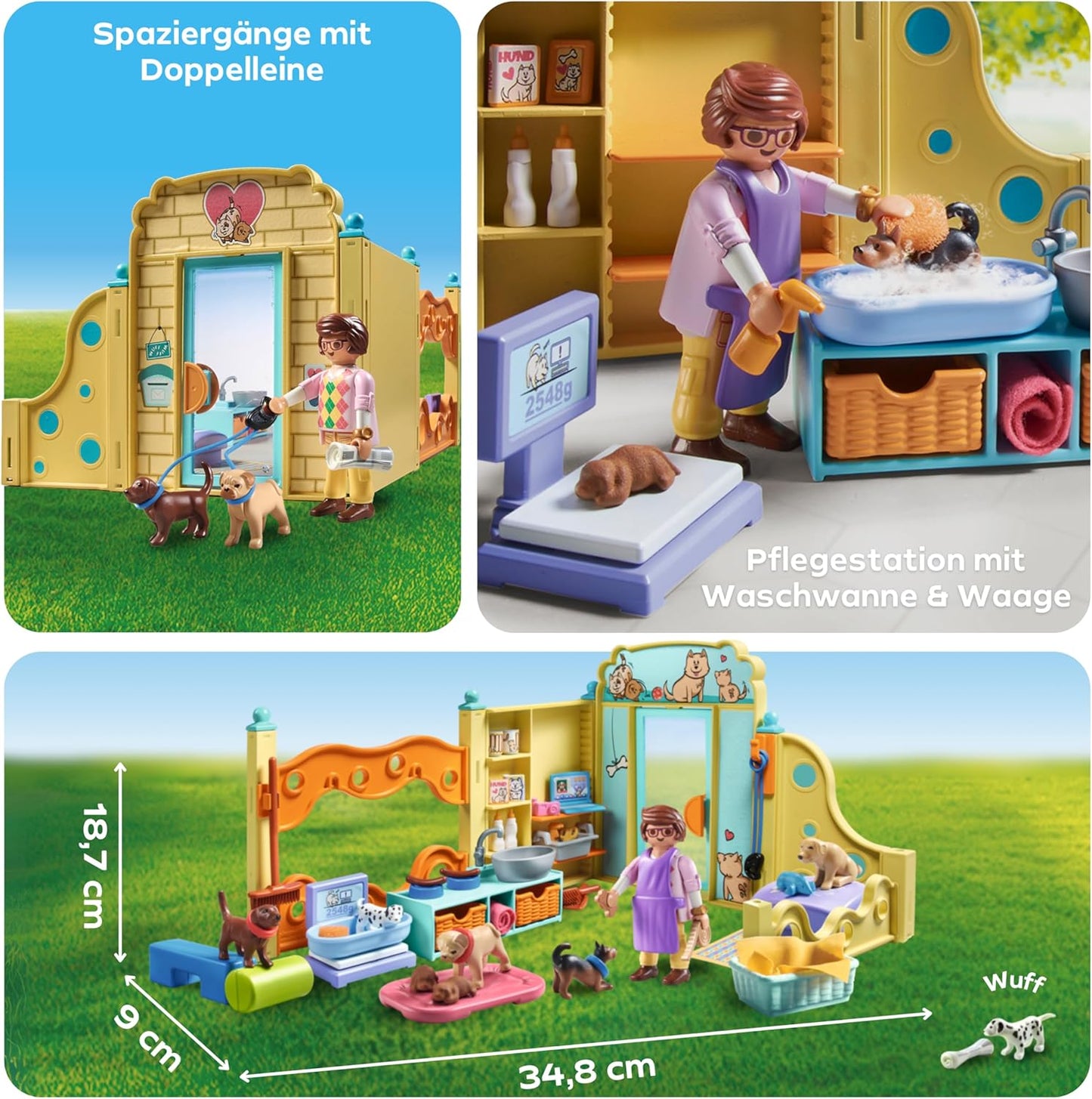 PLAYMOBIL Puppy House Playset – Cute Animal Figures for Kids