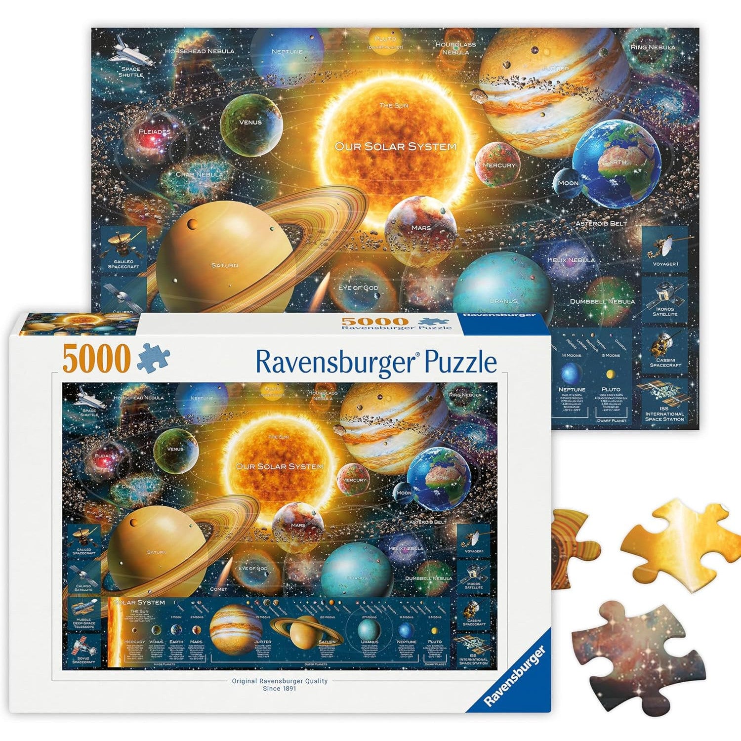 Ravensburger Space Odyssey 5000-Piece Cosmic Jigsaw Puzzle for Adults