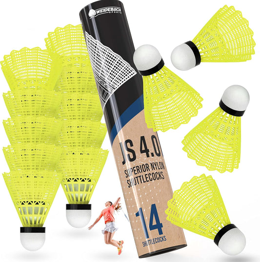 Weidebach Yellow Shuttlecock Set Plus with Training eBook