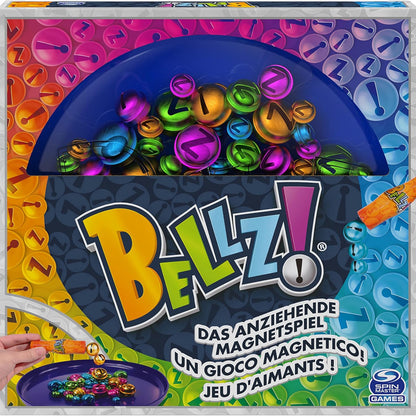 Bellz Magnetic Family Game – Colorful Bells for Kids 6+, 2‑4 Players