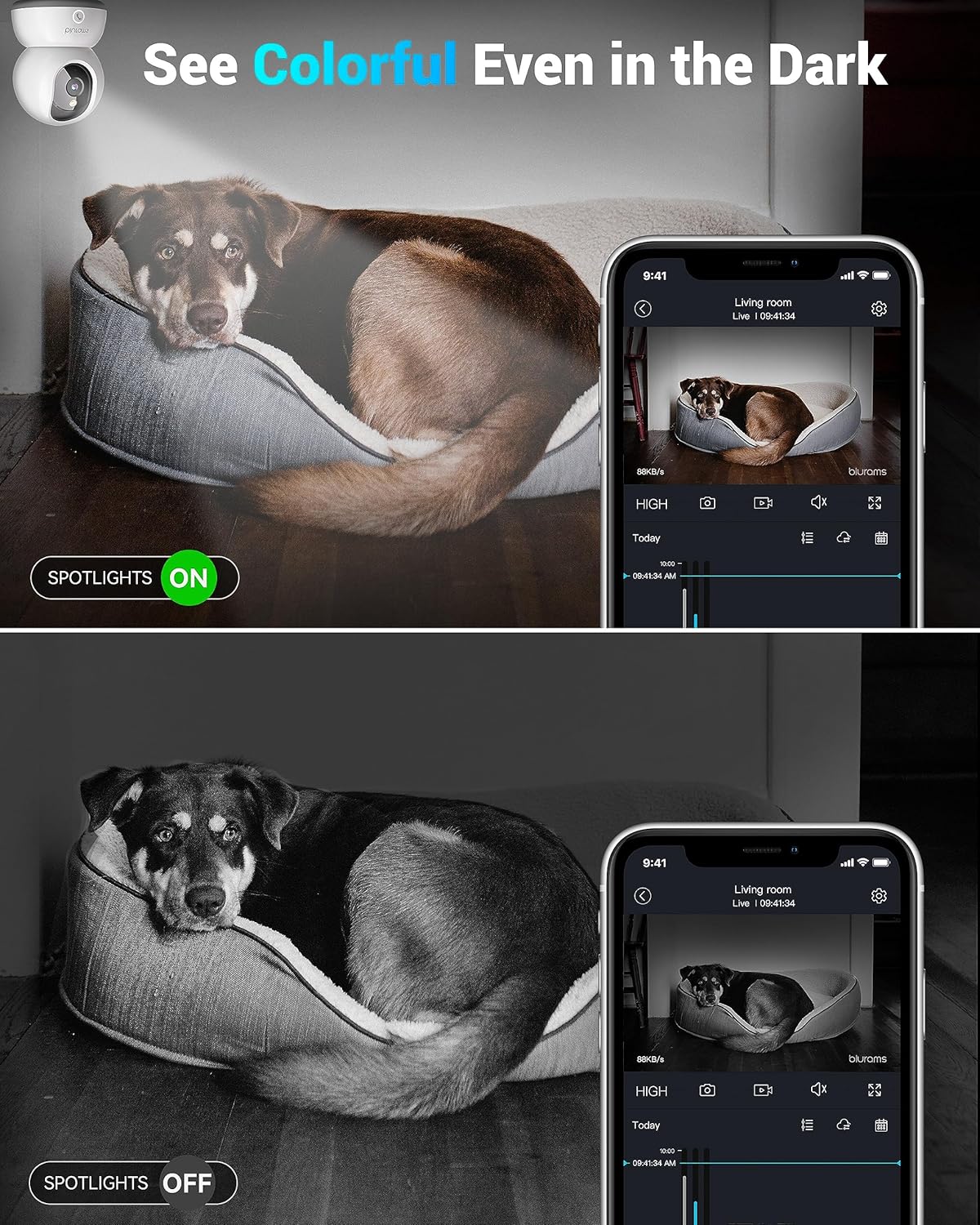 Blurams 2K Pet Camera