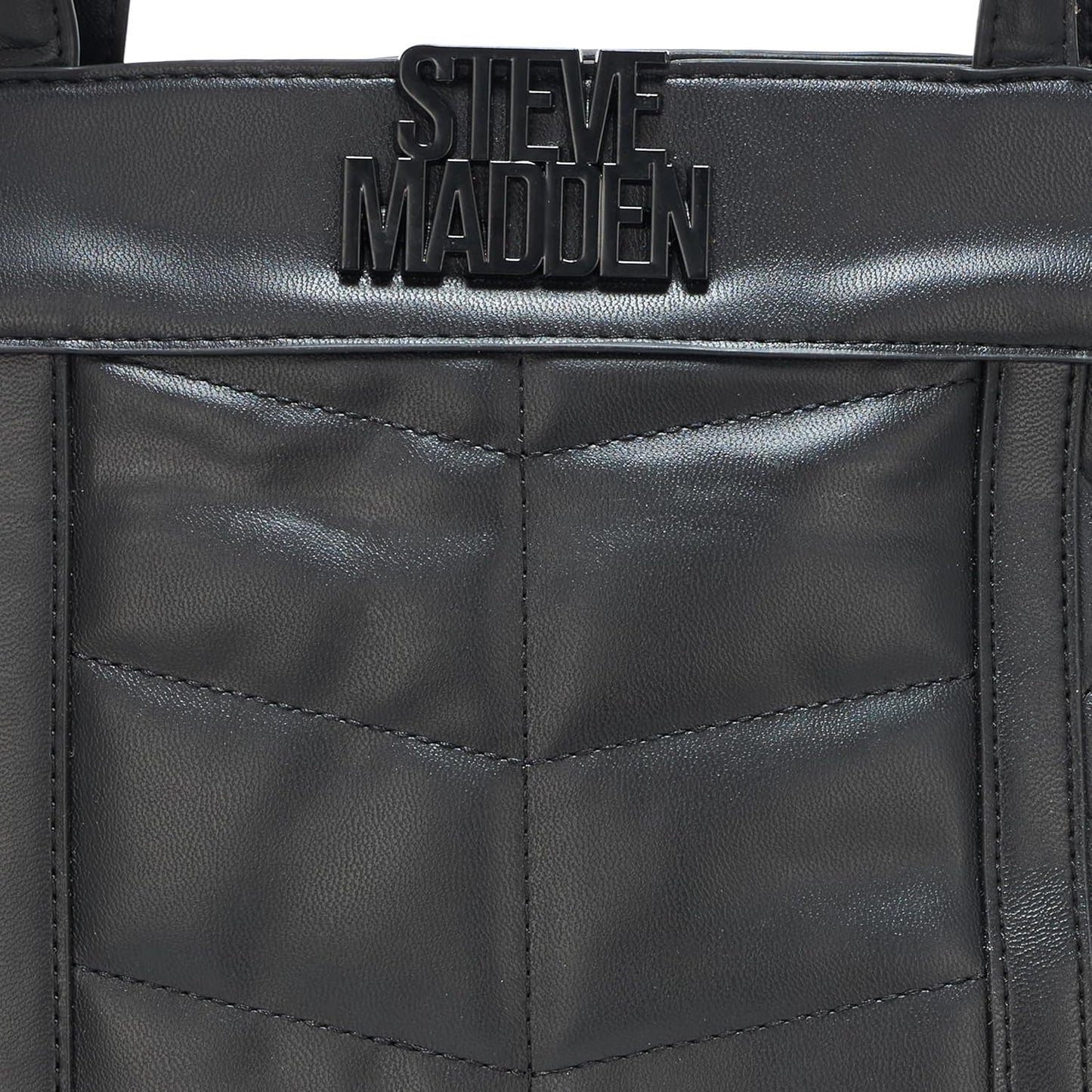 Steve Madden Belia Chevron Quilted Satchel – Chic Convertible Crossbody