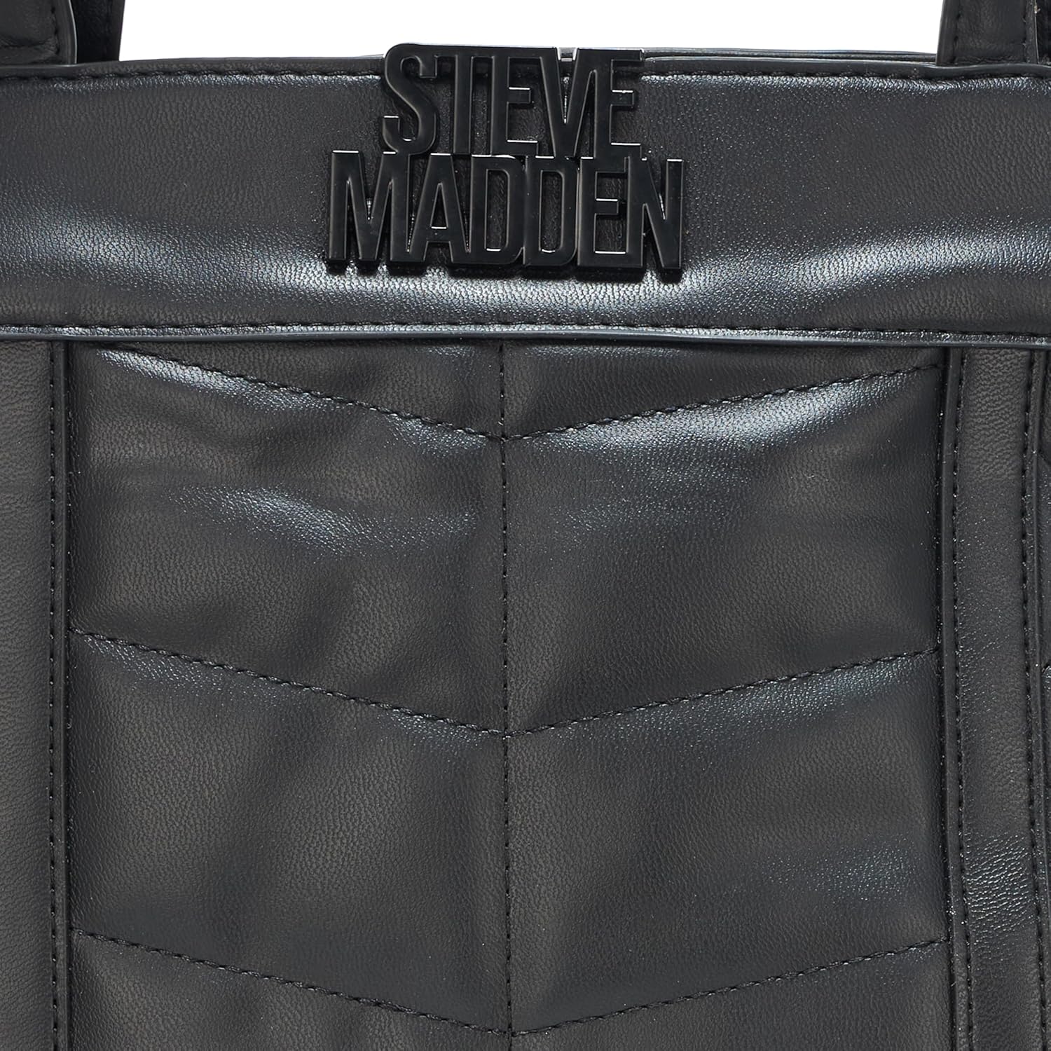 Steve Madden Belia Chevron Quilted Satchel – Chic Convertible Crossbody