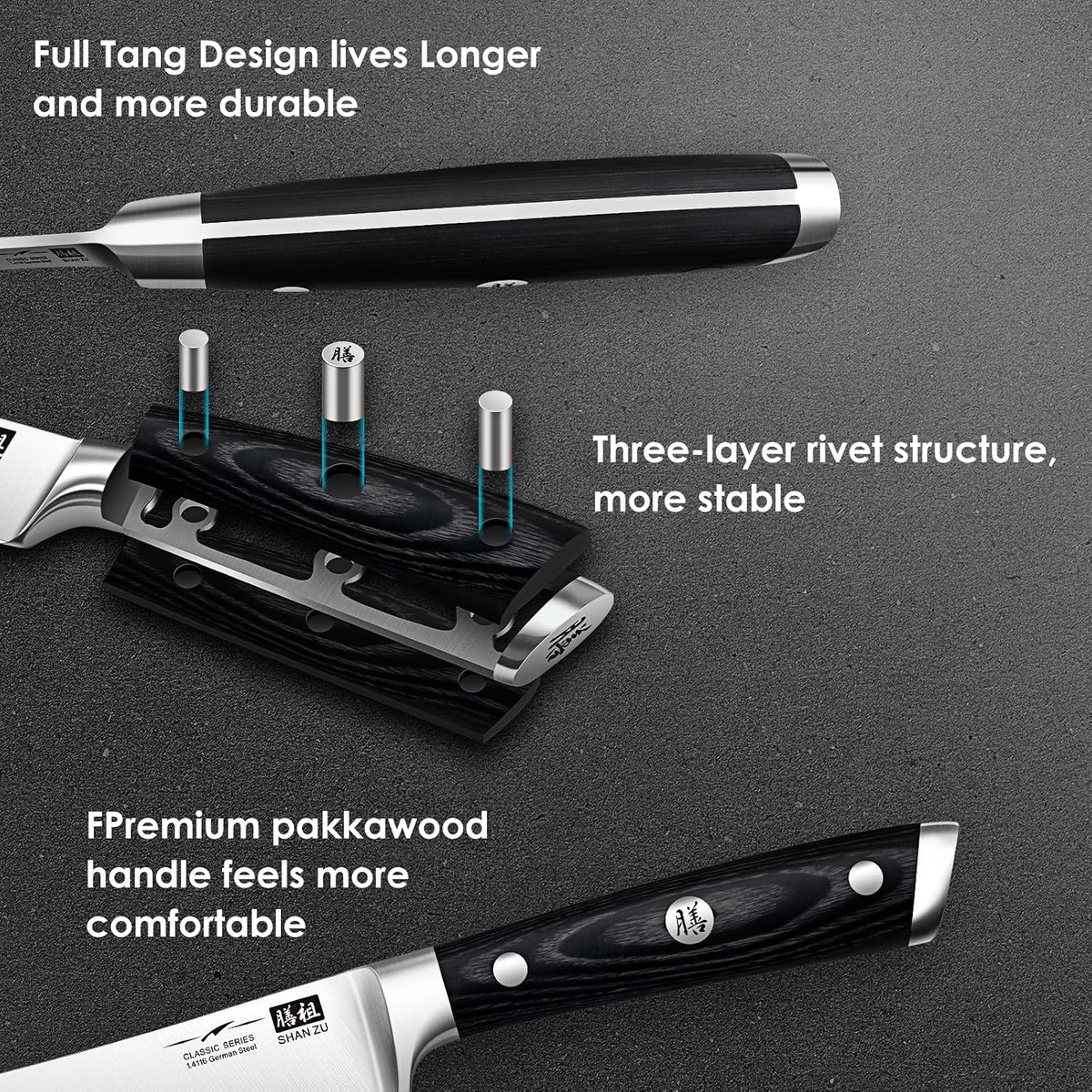 SHAN ZU Fish Filleting Knife 18cm