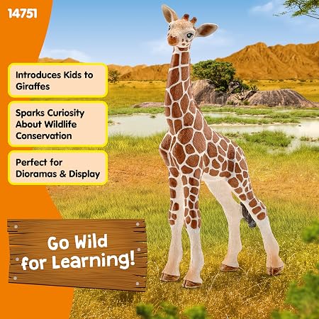 Schleich 14751 Giraffe Calf Animal Figure