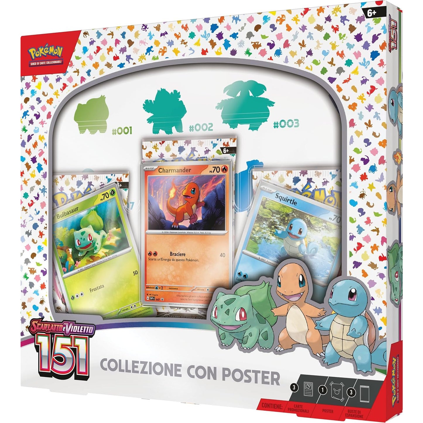 Pokémon Poster Collection Scarlet & Violet 151 with Holographic Cards