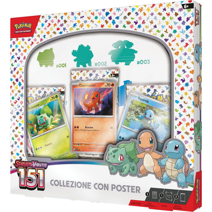 Pokémon Poster Collection Scarlet & Violet 151 with Holographic Cards