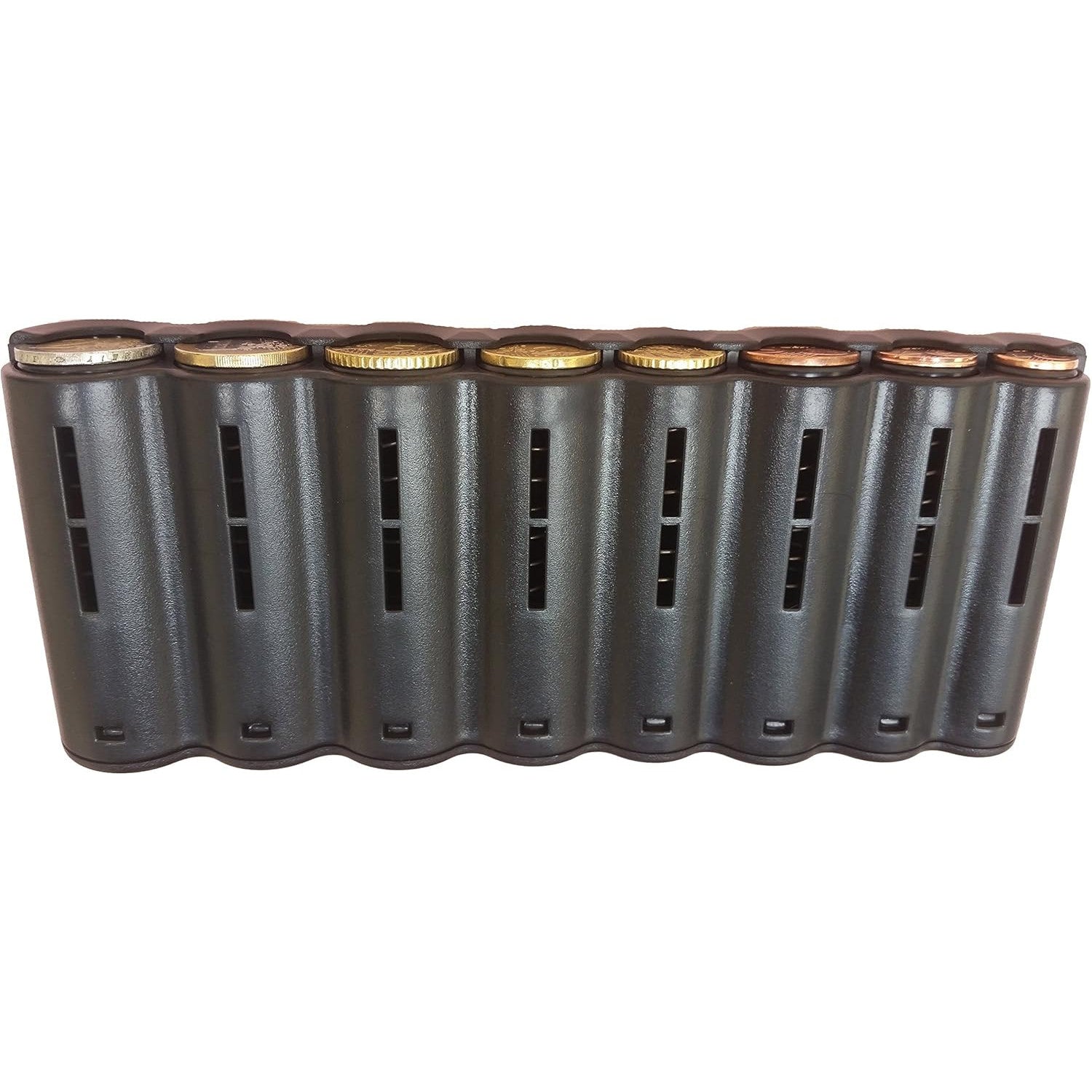 Claire-FonCET 8 Euro Coin Dispenser for Waiters, Taxi Drivers, Black