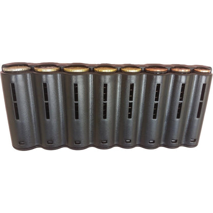 Claire-FonCET 8 Euro Coin Dispenser for Waiters, Taxi Drivers, Black